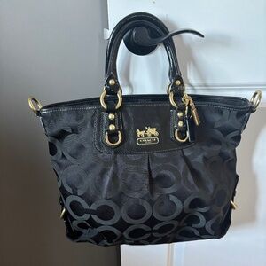 Coach black handbag